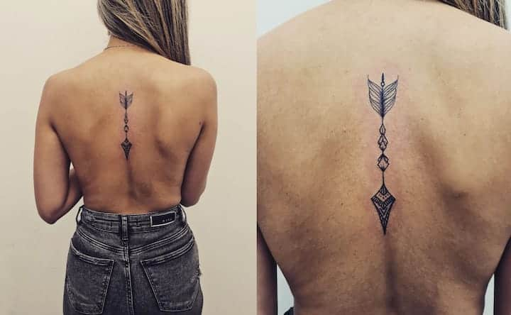 91 Beautiful Spine Tattoos That Make The Pain Worth It | Bored Panda