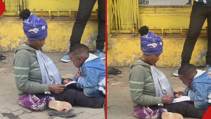 Moving Video of Homeless Mum Teaching Son on The Streets Warms Hearts: " Just Wow"