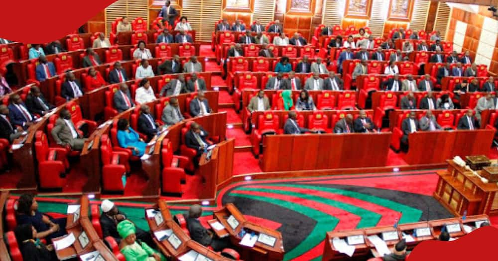 Kenya National Assembly in session.