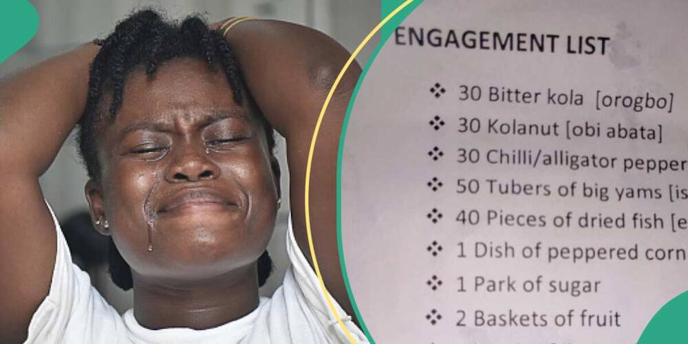 Nigerian lady, new engagement list