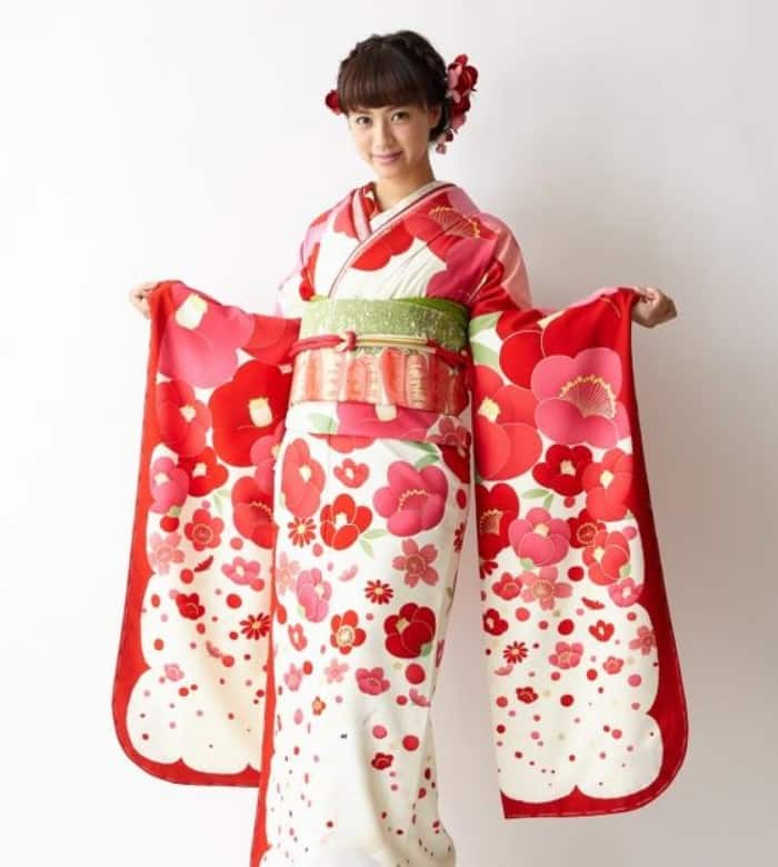 Japanese short hair for kimono