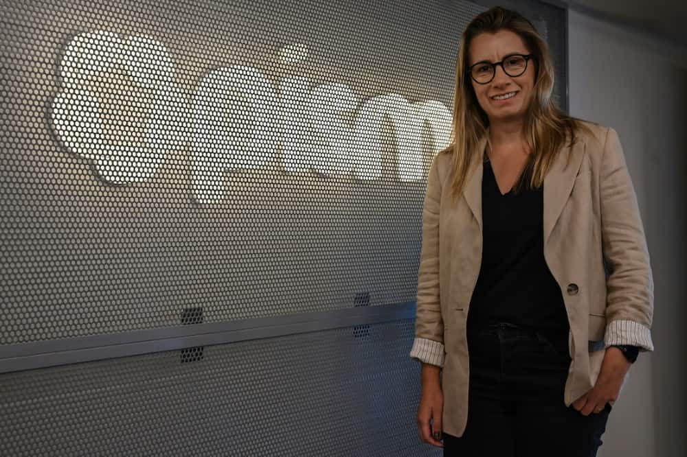 Daniela Binatti, co-founder of the fintech firm Pismo, is seen at the headquarters of her company in Sao Paulo on August 2, 2023