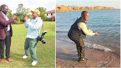 William Ruto's Photographer Thrilled as He Visits Red Sea: "Israelites Crossed Near Here"