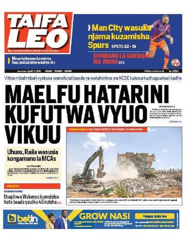 Uchambuzi wa magazeti ya Kenya Aprili 17: Wakenya washauriwa kujiandaa kwa ukame