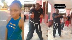 See how Lady Whose Dad Is Kung Fu Master Warned Men Not to Mess with Her Heart