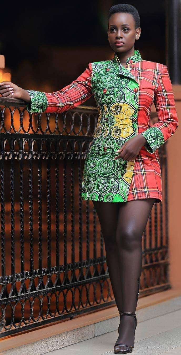 kitenge shirt dress images