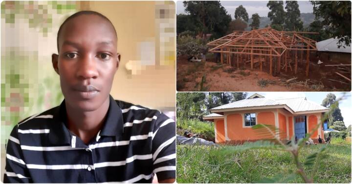 Kisii Man Flaunts Simple House He Built for His Grandma: 