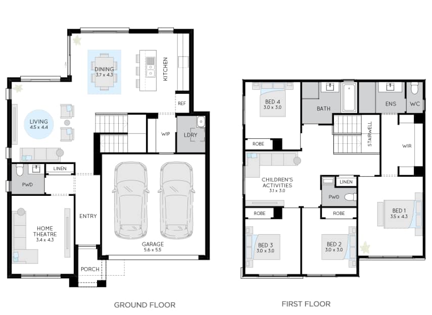 4 bedroom house designs in Kenya