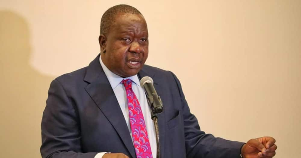 Interior CS Fred Matiang'i. Photo: Fred Matiang'i.