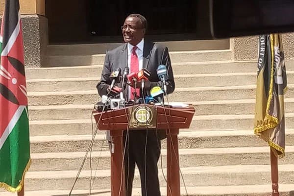 Jaji Mkuu David Maraga asusia hafla ya uzinduzi wa ripoti ya BBI