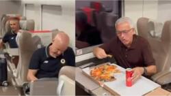 Mourinho Celebrates Roma's 2nd Serie A Victory in Style on Train with Coaching Staff