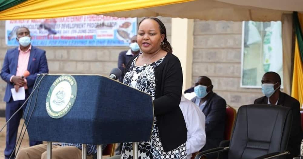 Anne Waiguru showed that she can dance.