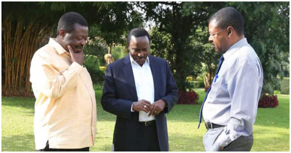 Moses Wetang'ula asked Kalonzo Musyoka to ditch Azimio La Umoja.