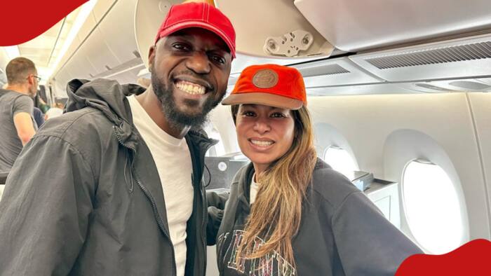 Larry Madowo, Julie Gichuru Send Fans Into Frenzy after Meeting on Plane: "Flying Squad"