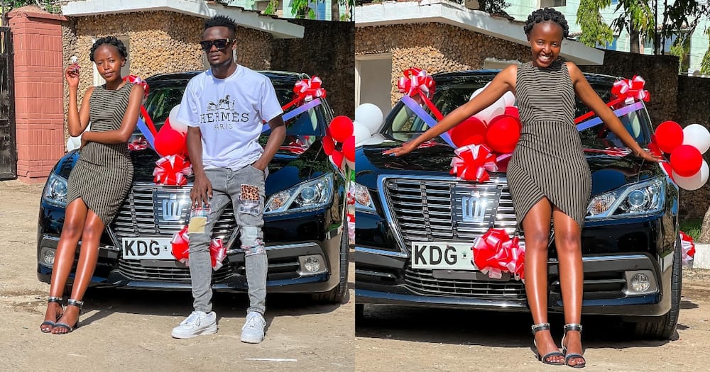 Mungai Eve, lover Trevor buy brand new car days after celebrating 2nd anniversary: "We did it"