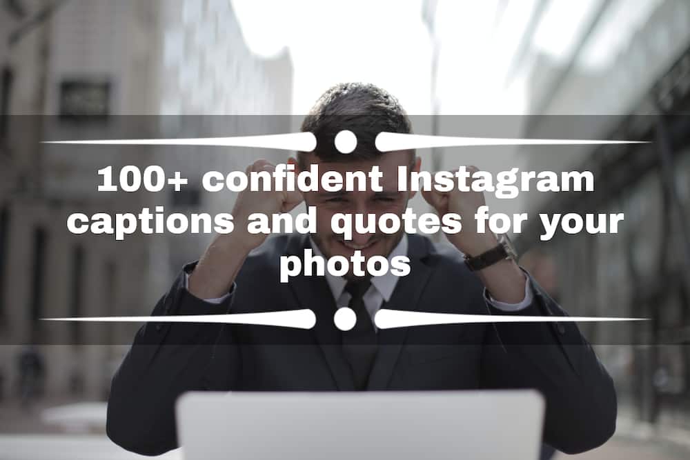 Confident Instagram captions