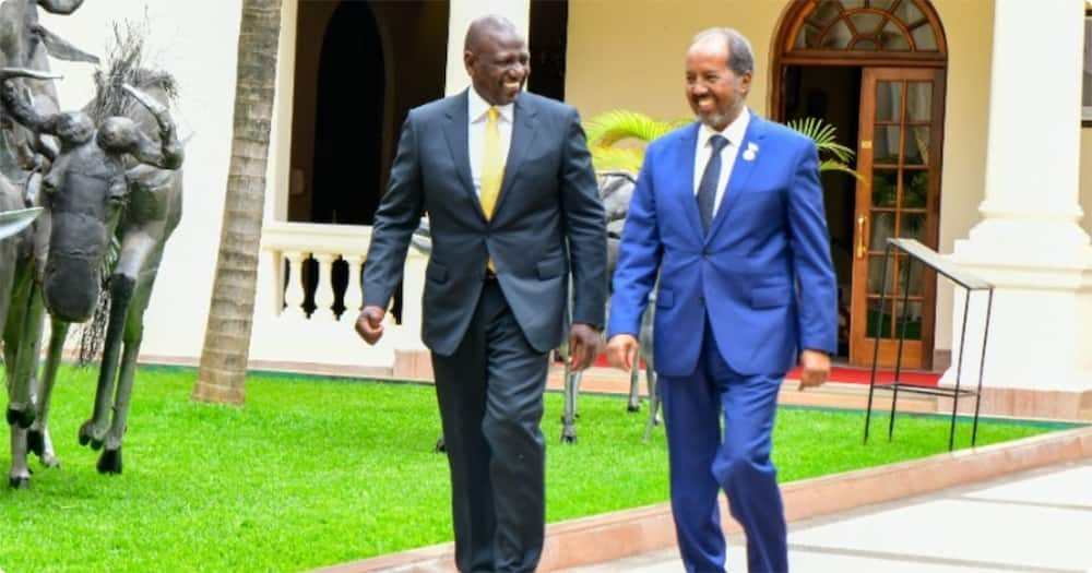 Rais William Ruto Akutana na Rais wa Somalia Hassan Mohamud