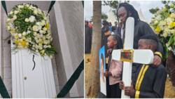 Shatta Bway Shaves One Dreadlock, Buries It Together With Deceased Wife to Show Unbreakable Bond