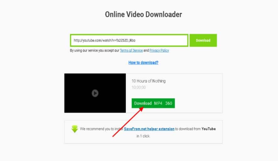 How to download YouTube videos using SS