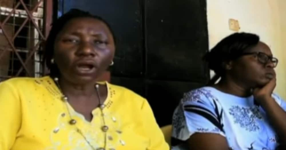 Kilifi family pleads with gov't to help bring back sick kin stuck in Saudi Arabia. Photo: Screengrab from NTV.