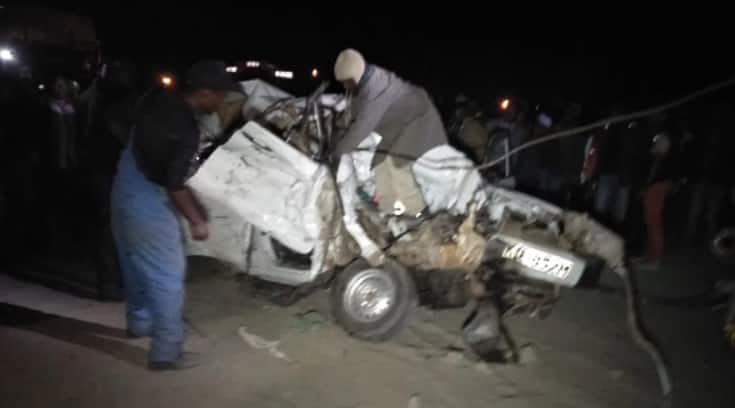 Five family members killed in grisly road accident moments after discharging relative from hospital