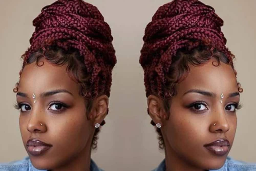 How to style knotless braids