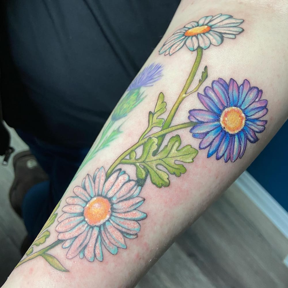 Daisy tattoo designs