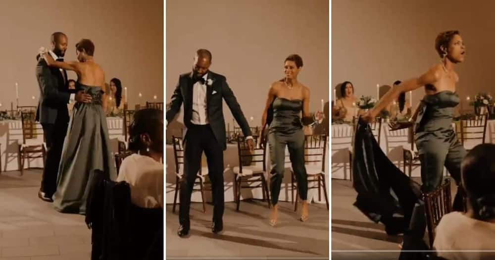 Groom and mother dancing at wedding goes viral.