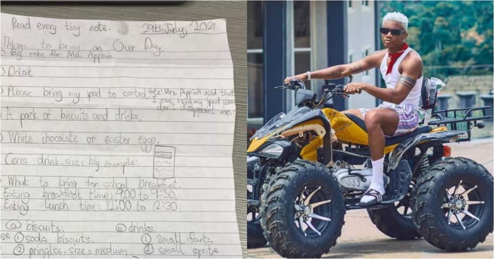 Brilliant boy's list of items to mom to celebrate Our Day in school goes viral, KiDi offers to perform for him