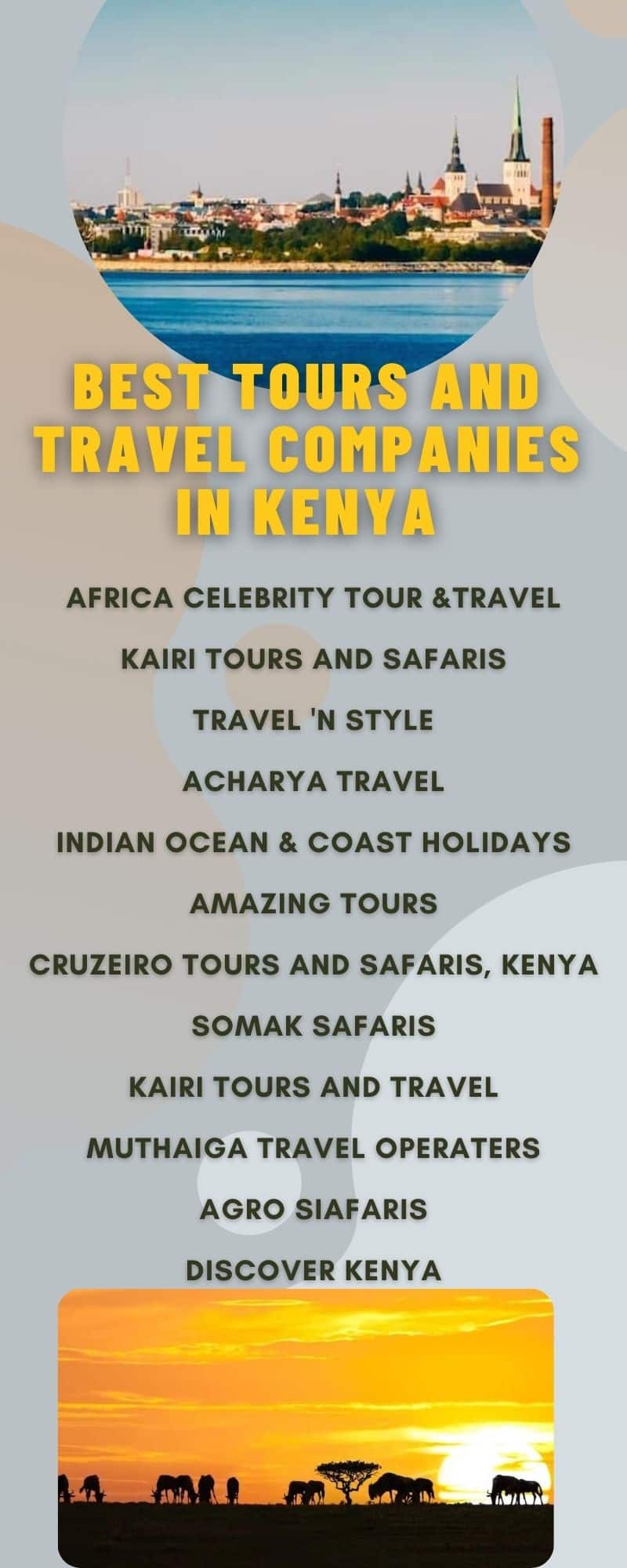 Best travel agencies and tour companies in Kenya in 2022