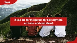 2-line bio for Instagram for boys (stylish, attitude, and cool ideas)