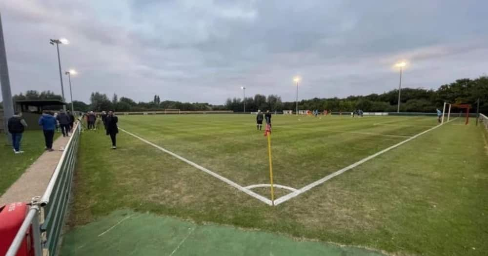 Dylan Rich was said to have collapsed while in action for West Bridgford Colts against Boston United earlier this week. Photo: Twitter/@footynews129.