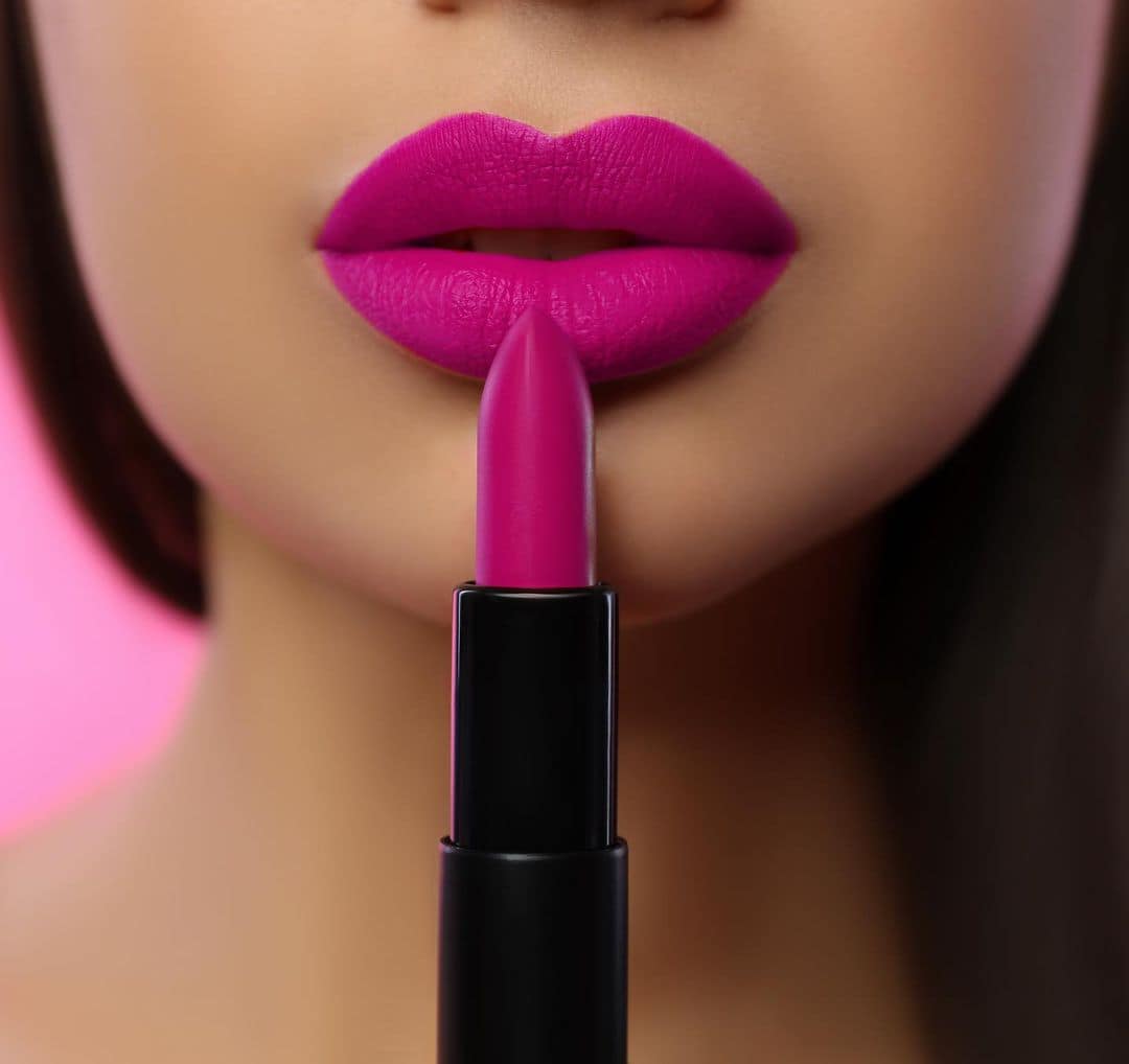 pink matte lipstick for dark skin