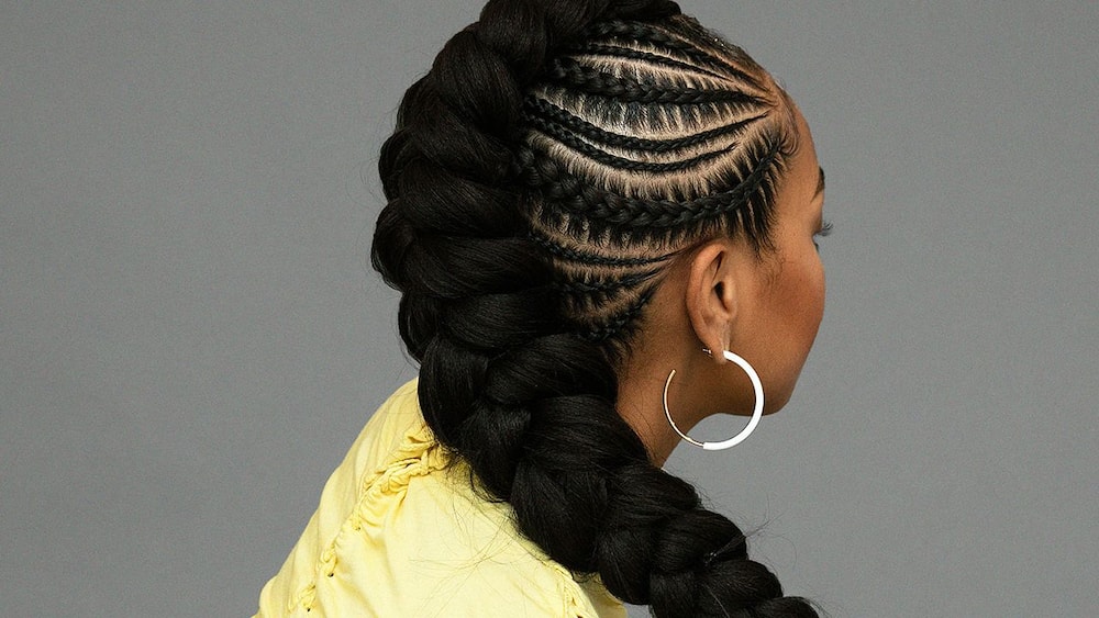 stitch braids ponytail