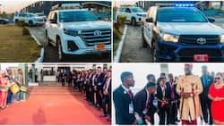 Lucy Natasha Received by Fleet of Luxurious Rides, Guard of Honour During Liberia Visit: "Love"