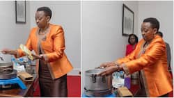 Rachel Ruto: Kenyans Complain About Stained Sufuria First Lady Used to Prepare Tea at State House