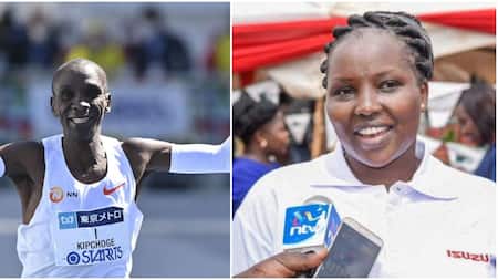 Eliud Kipchoge's Wife Discloses She Prayed, Fasted for 7 Days Before Berlin Marathon