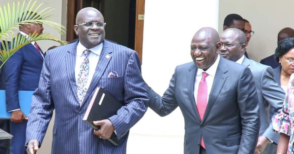 William Ruto and George Magoha.