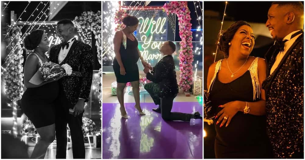 7 Breathtaking Photos from Jackie Matubia, Blessings Lung'aho's Surprise Marriage Proposal