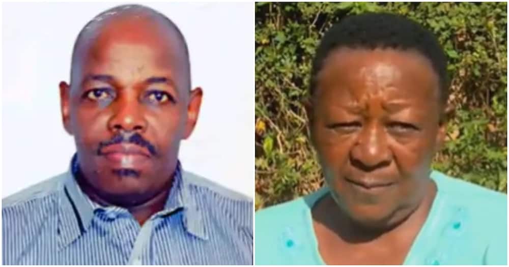 George Mwangi and his mother, Priscilla Wanjiru. Photo: Citizen TV.