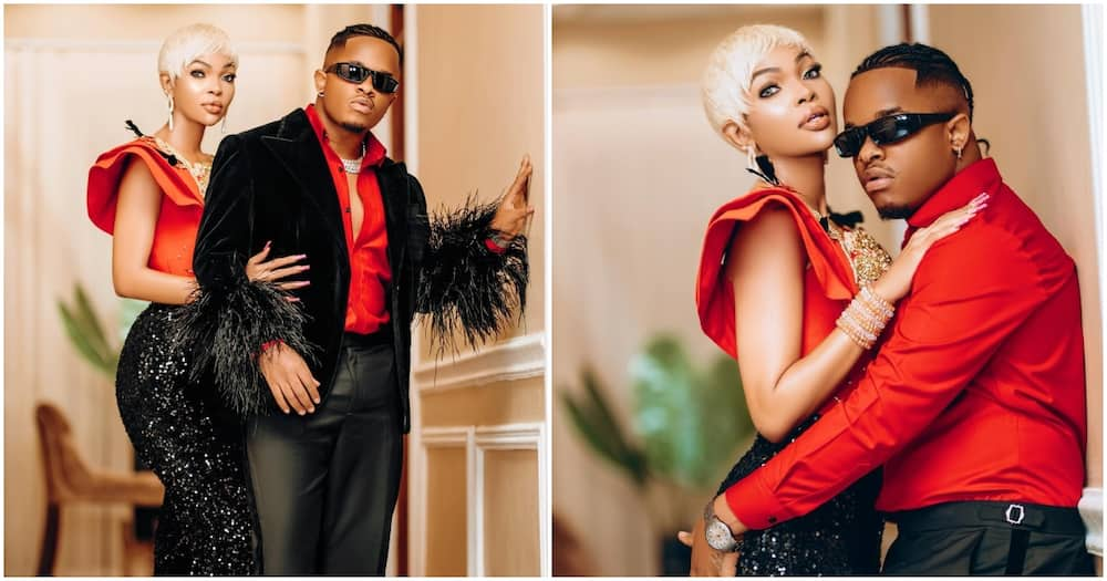 Wema Sepetu, Boyfriend Whozu Match Red and Black Outfits in Loved-Up Couple  Photoshoot: "You're Enough" - Tuko.co.ke