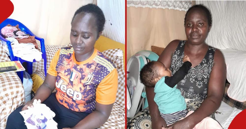 Margaret Njeri who lost a baby.