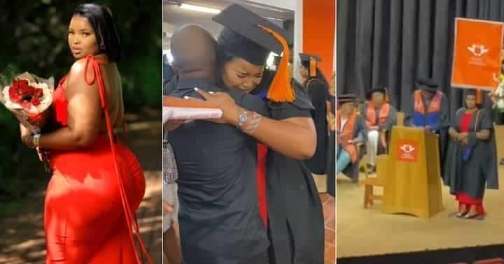 Girl becomes first graduate in her family