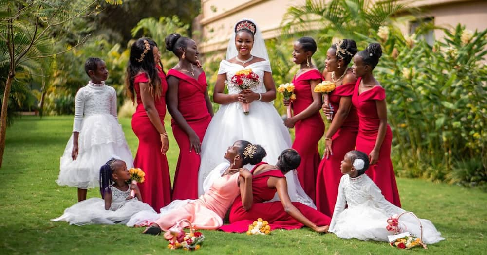 Johnson Mwangi shared his stunning wedding photos on Twitter.