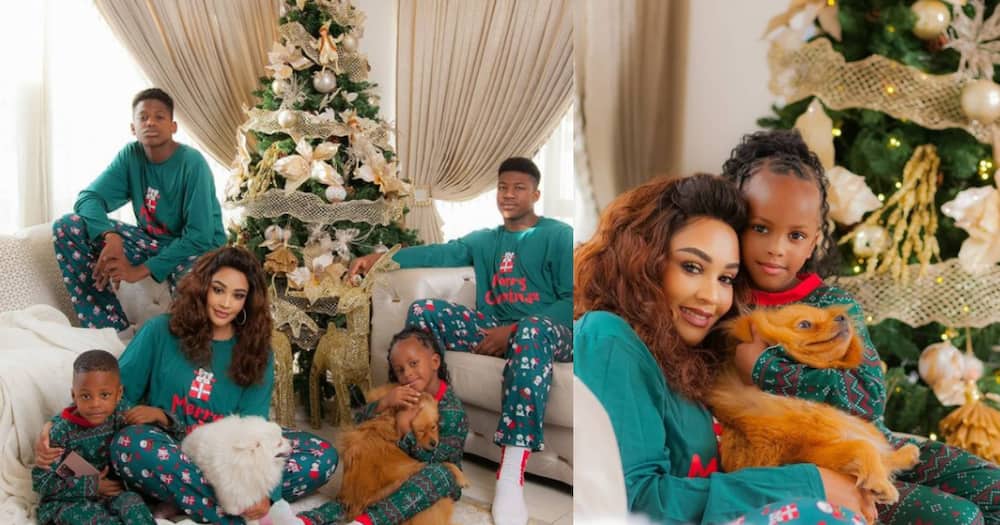 Happy holidays: Zari Hassan, her kids usher in Christmas with matching clothes