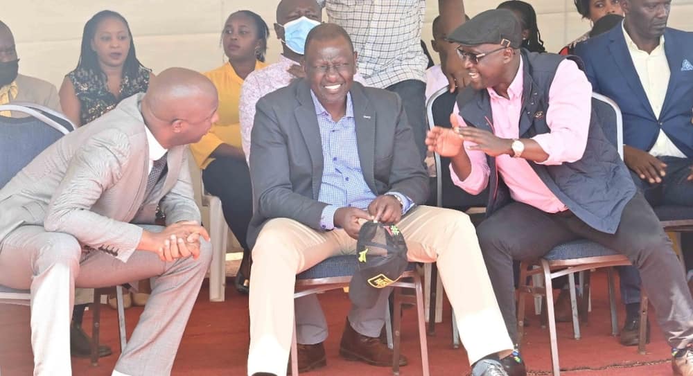 William Ruto was in Gatanga, Murang'a.