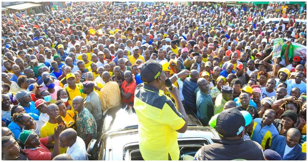 William Ruto in Western Kenya.