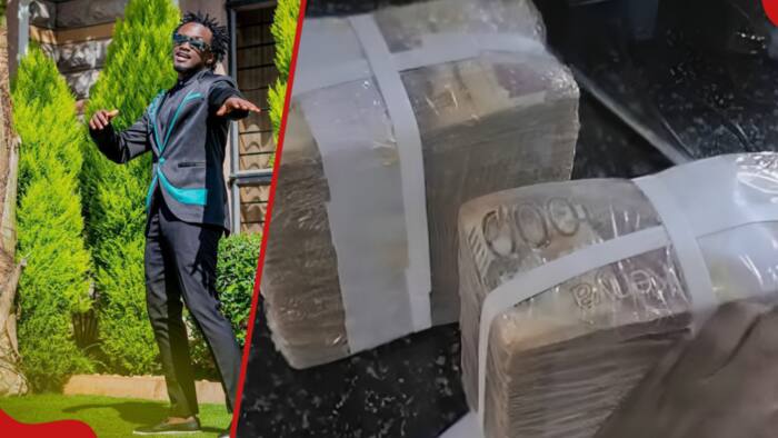 Bahati Faces Sharp Backlash After Flaunting Wads of Cash at Home: "Wamekuambukiza Pia Wewe"