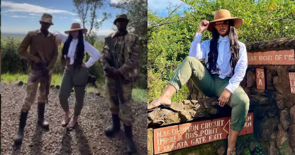 Ashanti Shares Stunning Photos With Giraffes From Her Kenya Visit