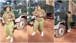 Curvy Cop Jumps from Truck while Jamming to Wakadinali's Subaru ya Mambaru Hit in Viral Clip